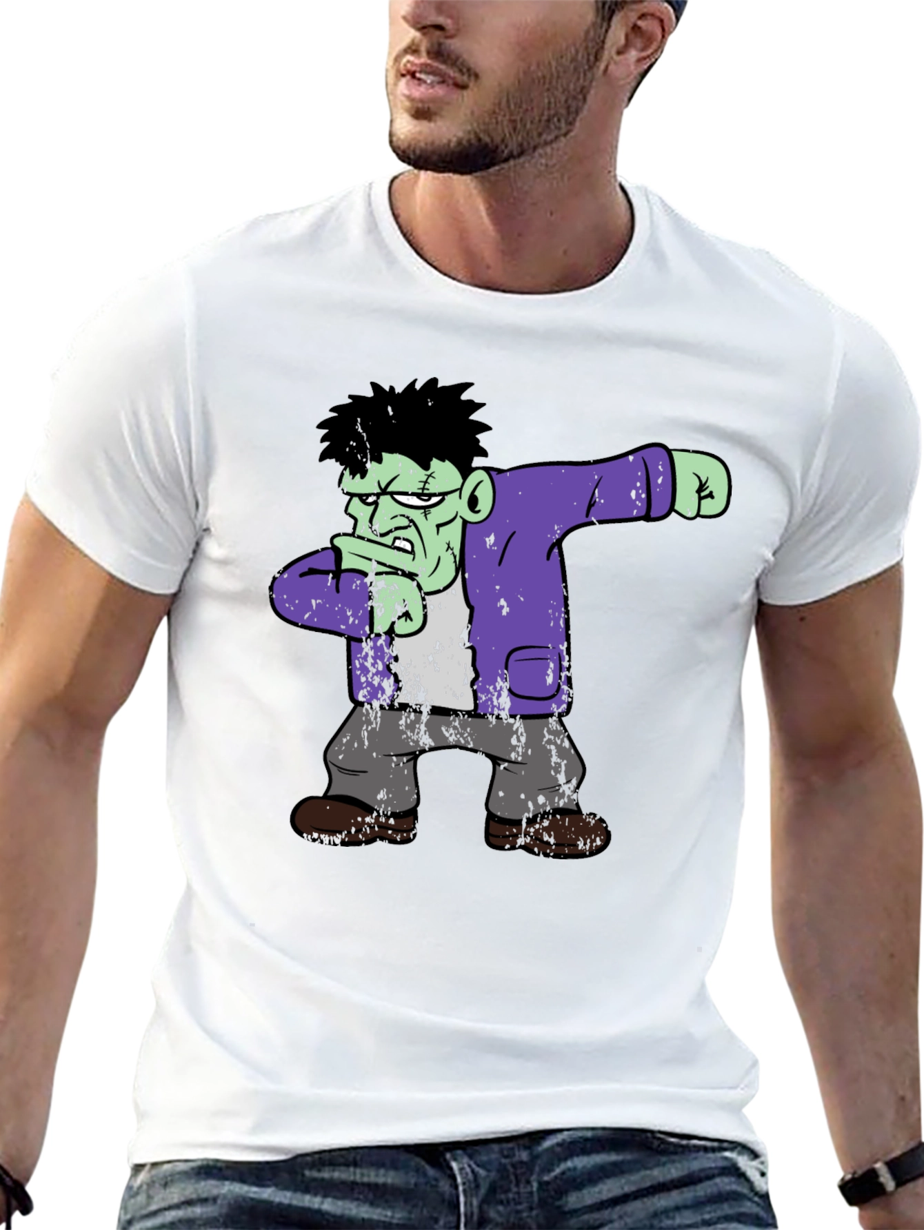 Frankenstein Dab Black T-Shirt