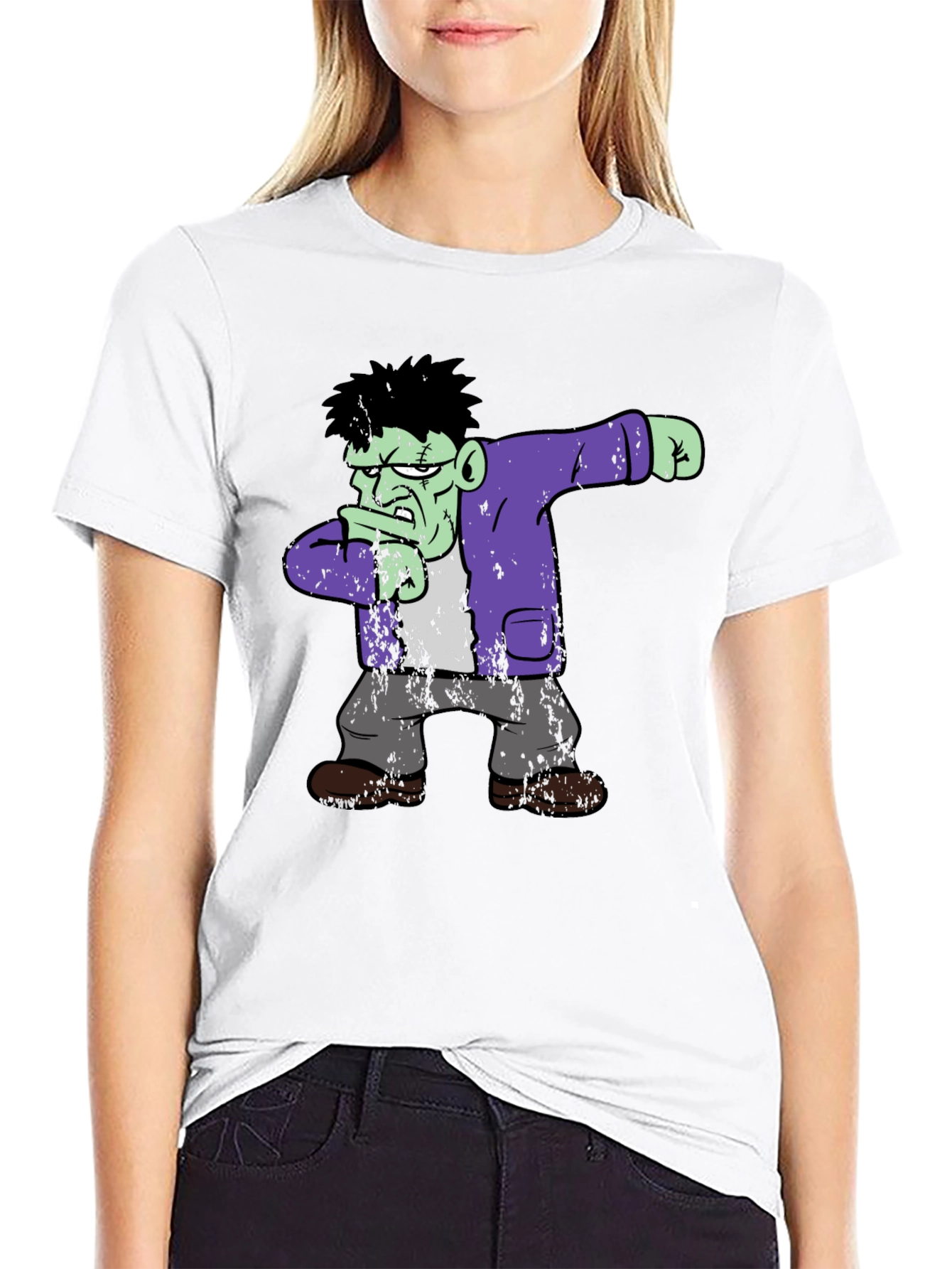 Frankenstein Dab Black T-Shirt
