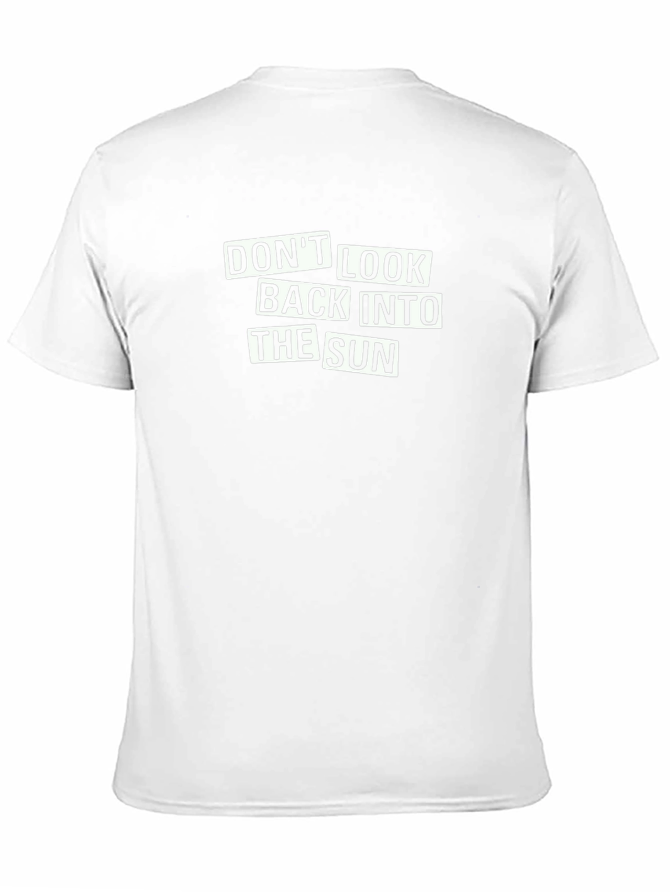 Dont Look Back Into the Sun Black T-Shirt