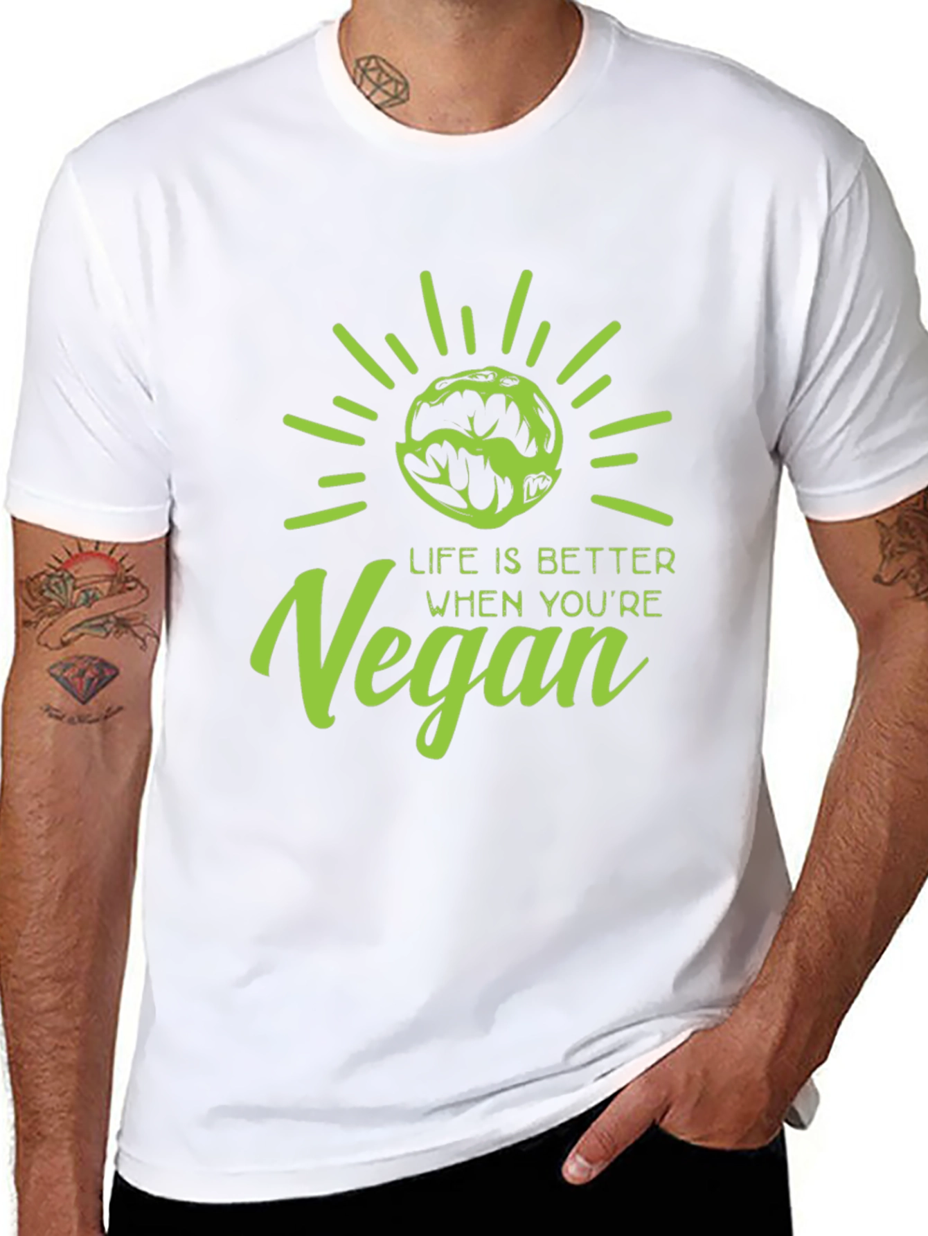 Vegan Life T-Shirt - Black