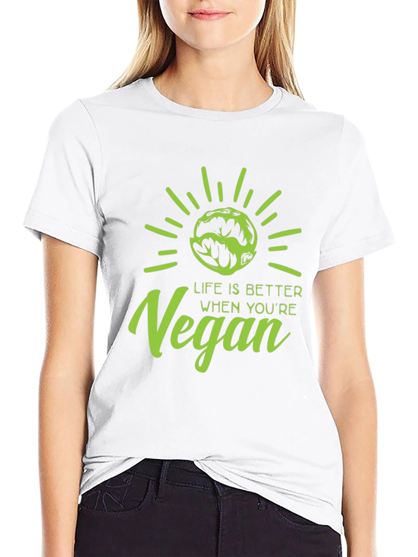 Vegan Life T-Shirt - Black