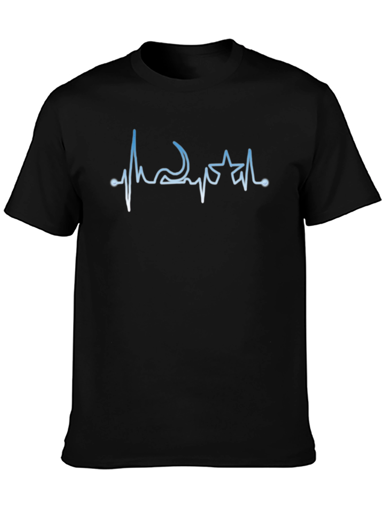 Soviet Heartbeat T-Shirt - Hammer and Sickle Star Pulse