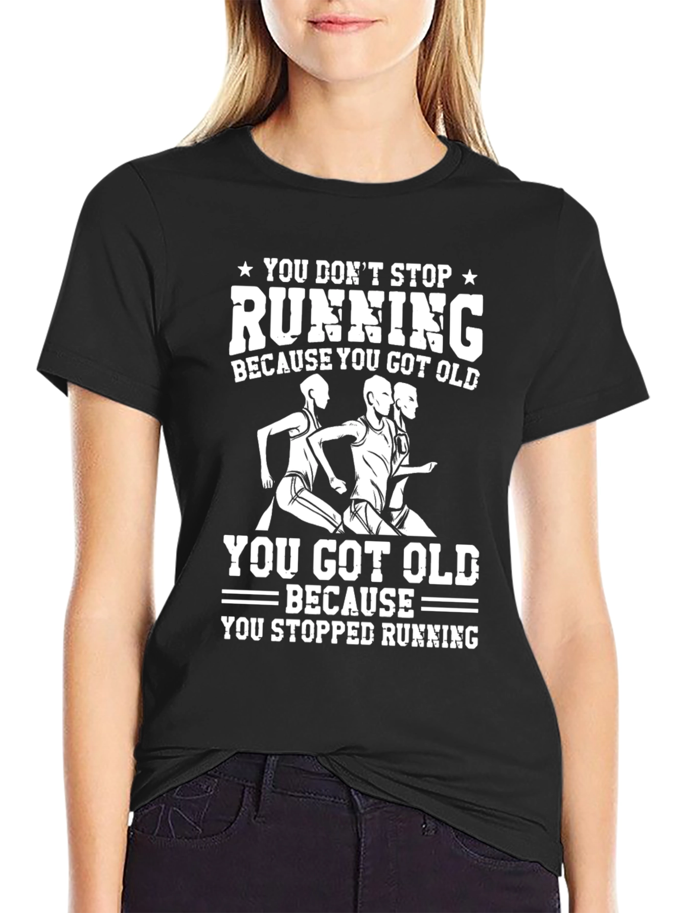 Running T-Shirt: Dont Stop Running
