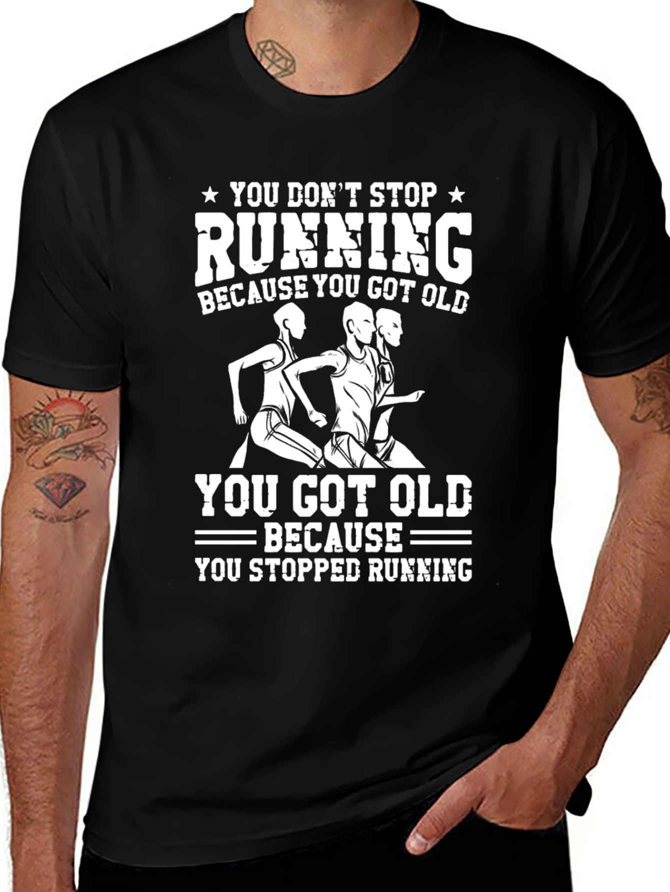 Running T-Shirt: Dont Stop Running