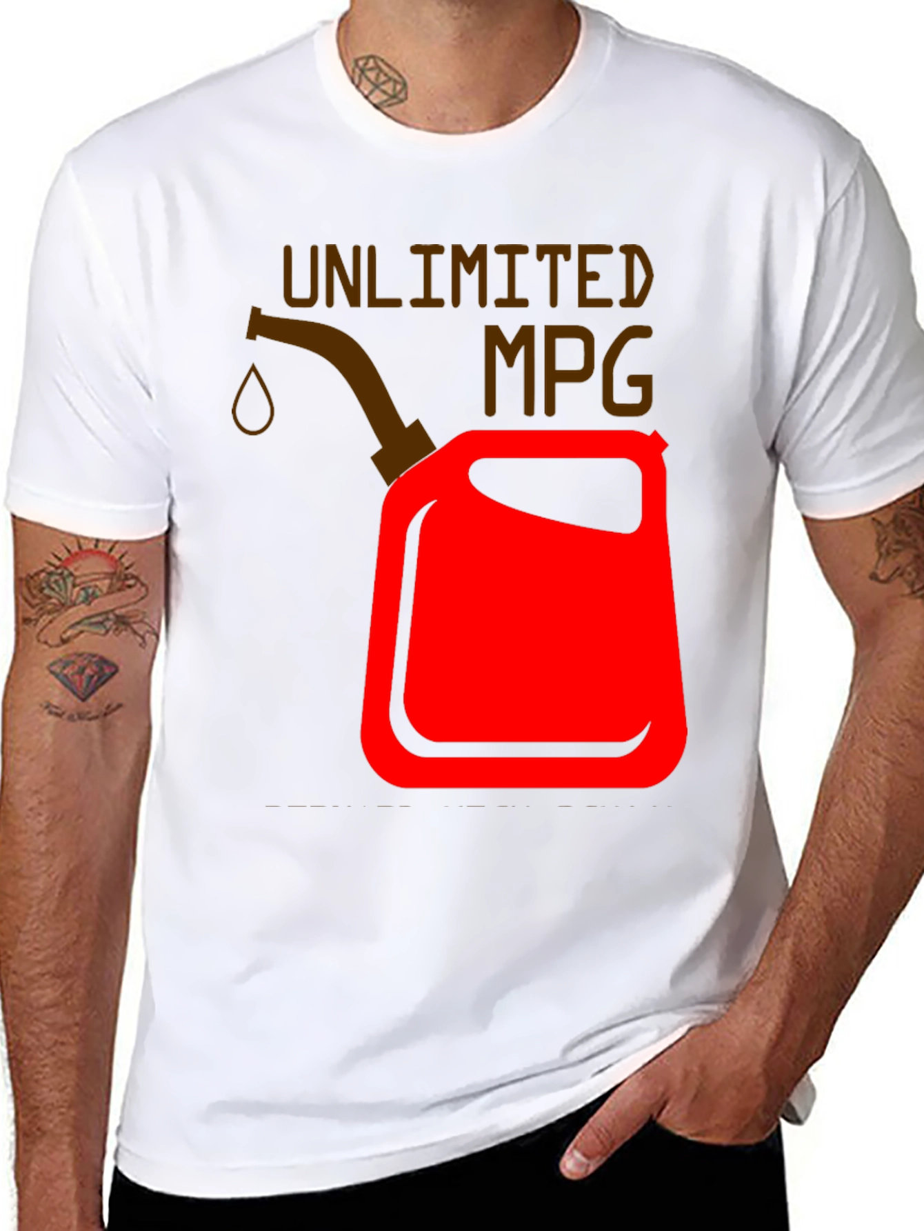 Unlimited MPG Graphic Tee - Black