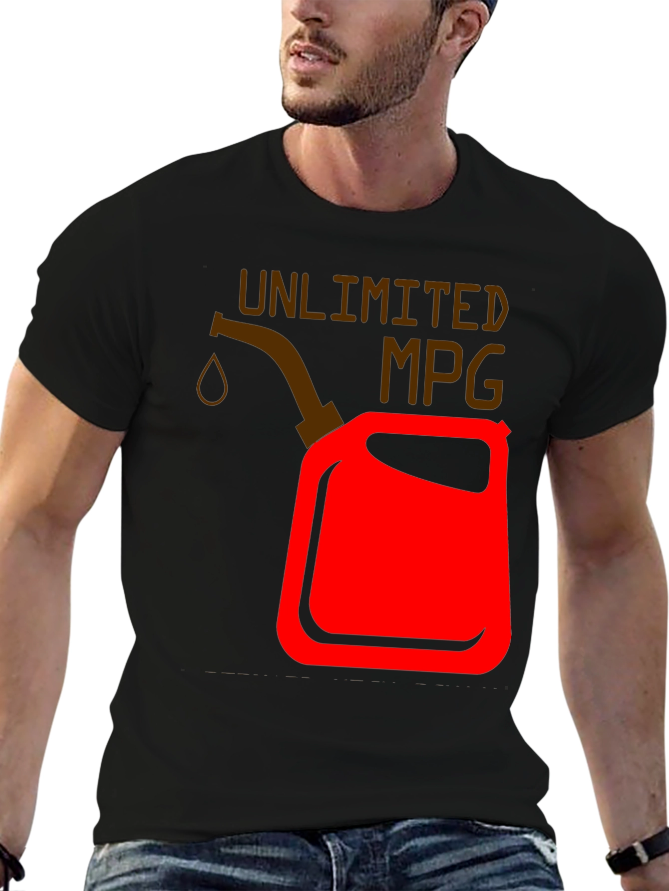 Unlimited MPG Graphic Tee - Black