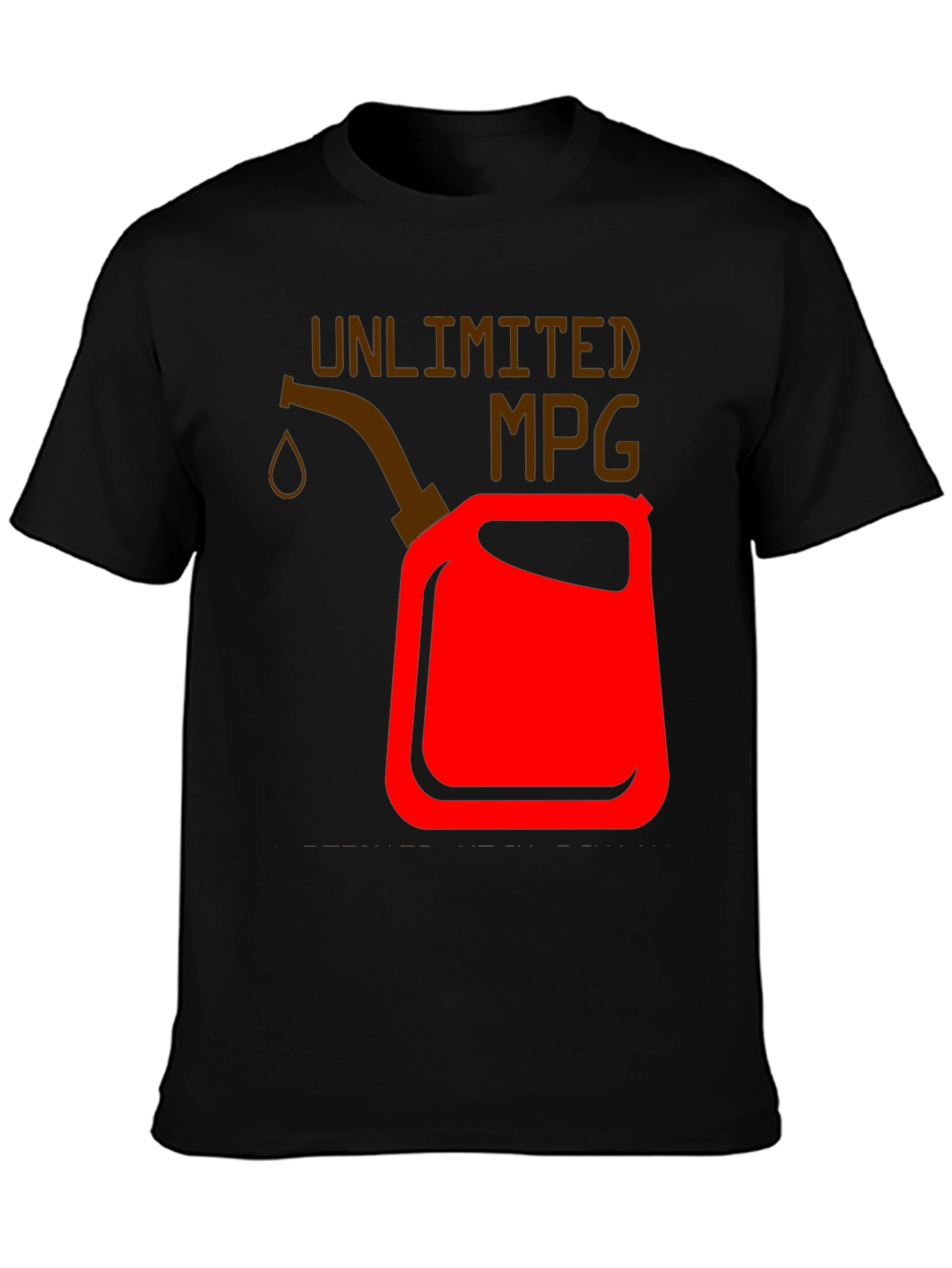 Unlimited MPG Graphic Tee - Black