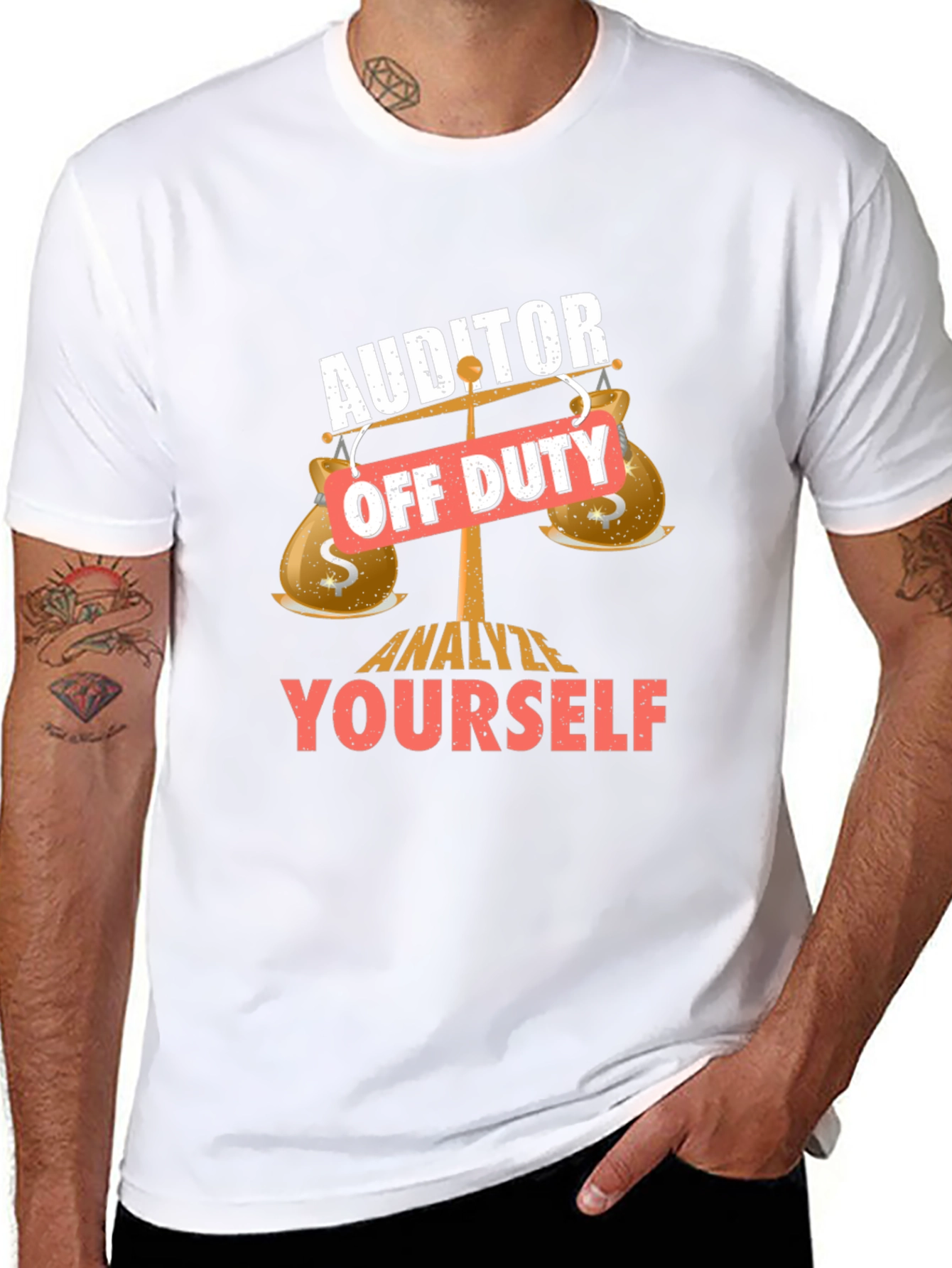 Auditor Off Duty Novelty T-Shirt