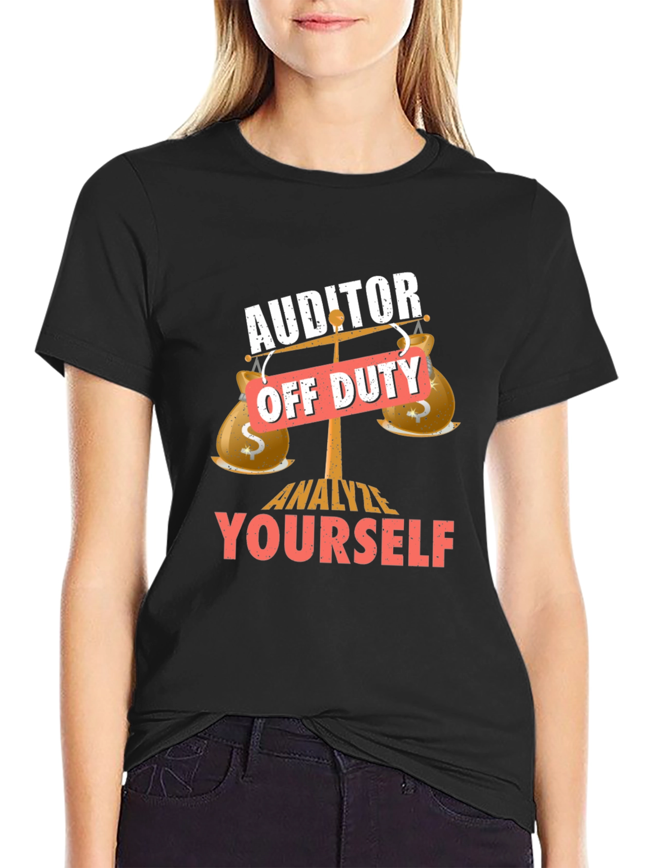 Auditor Off Duty Novelty T-Shirt