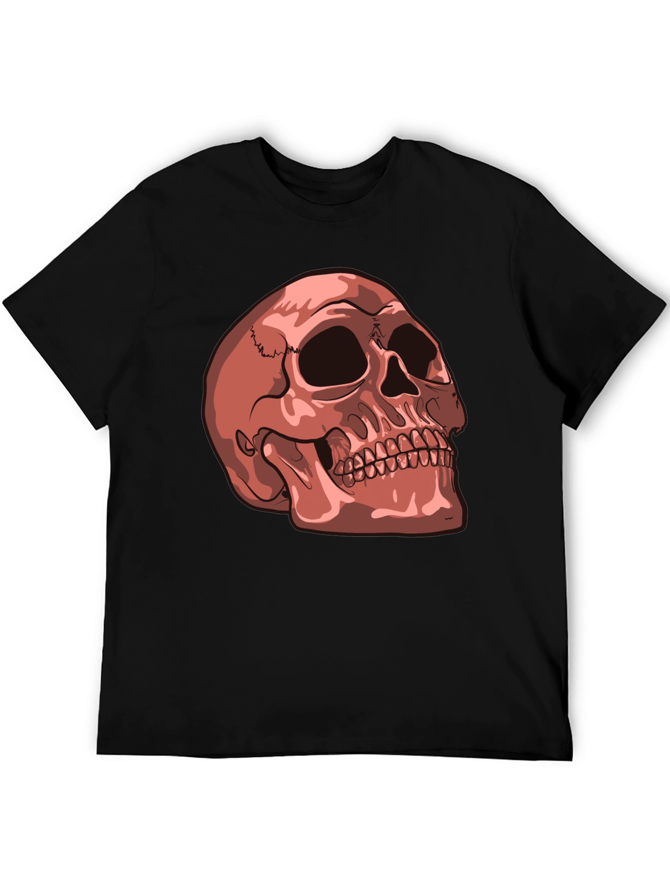 Skull Graphic Tee - Mens Black T-Shirt