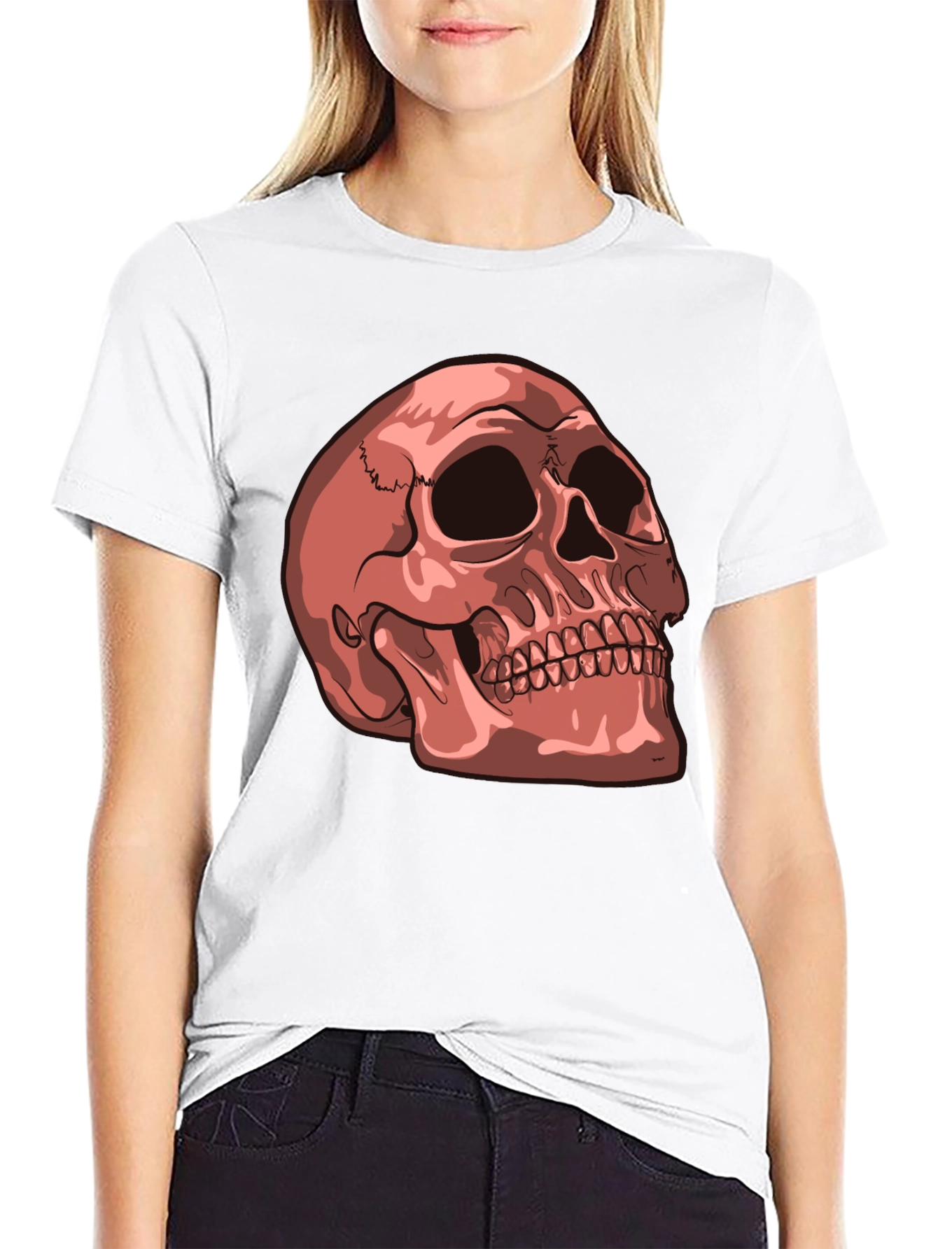 Skull Graphic Tee - Mens Black T-Shirt