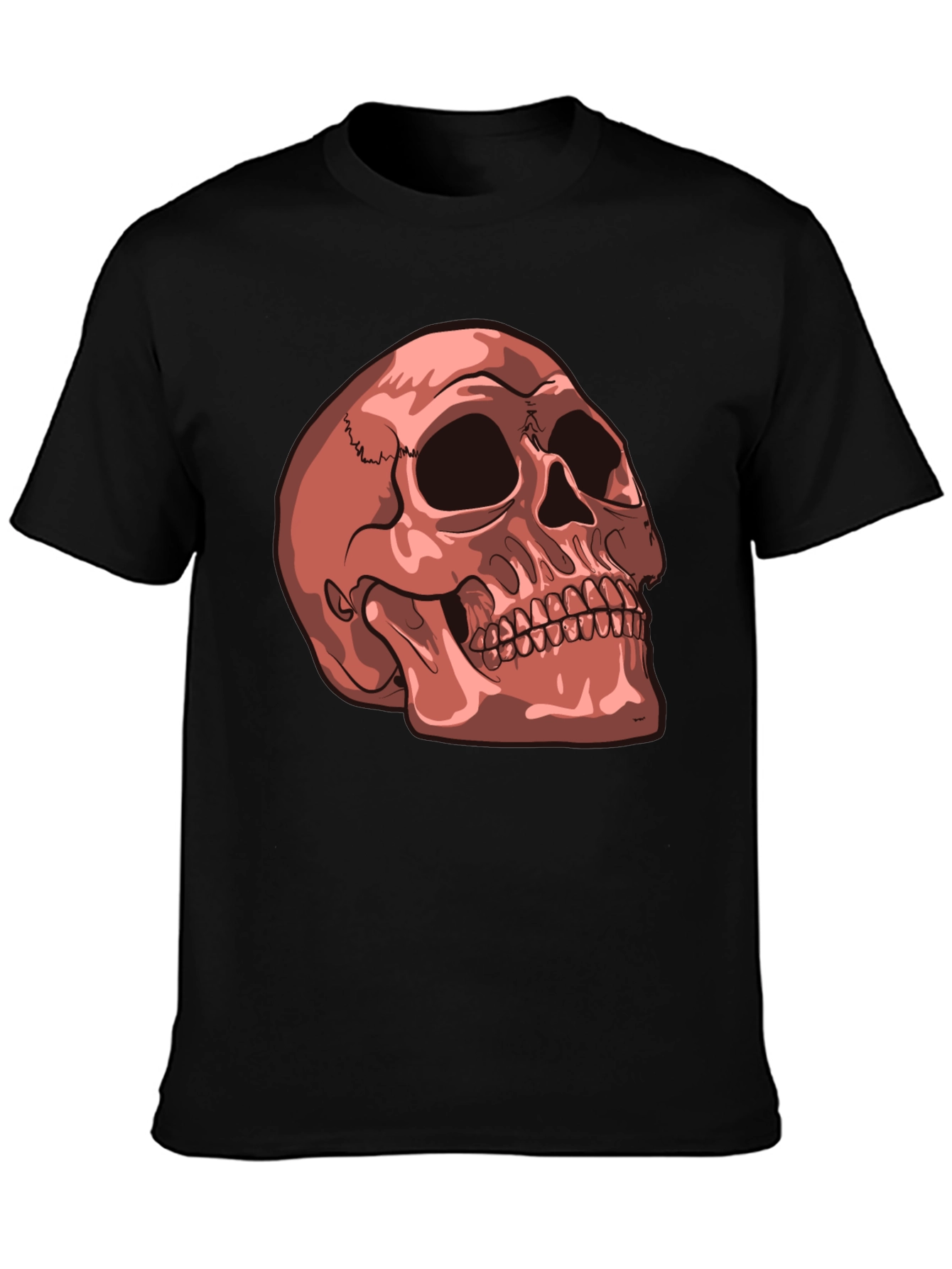 Skull Graphic Tee - Mens Black T-Shirt