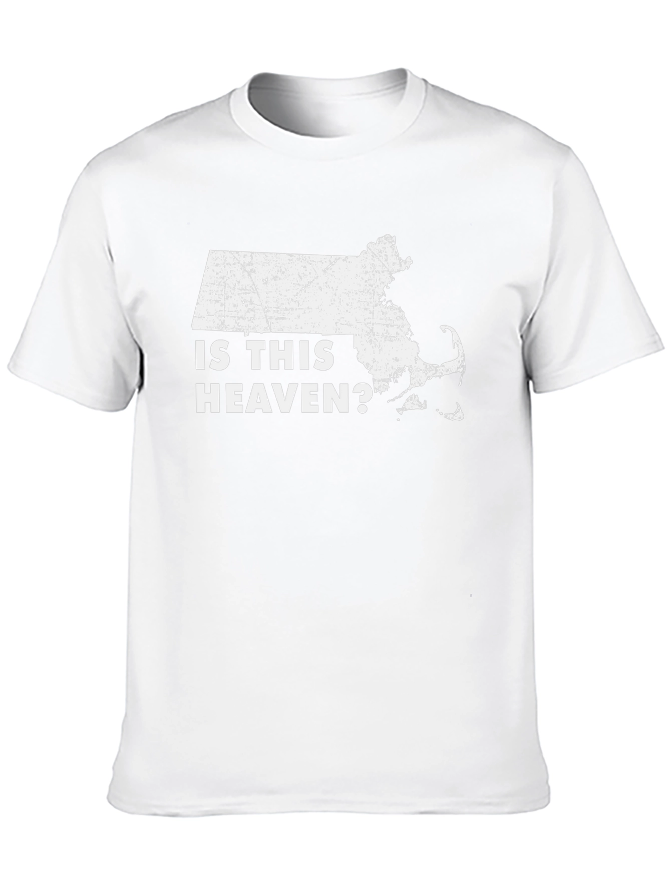 Massachusetts Heaven Graphic Tee - Black Cotton Shirt