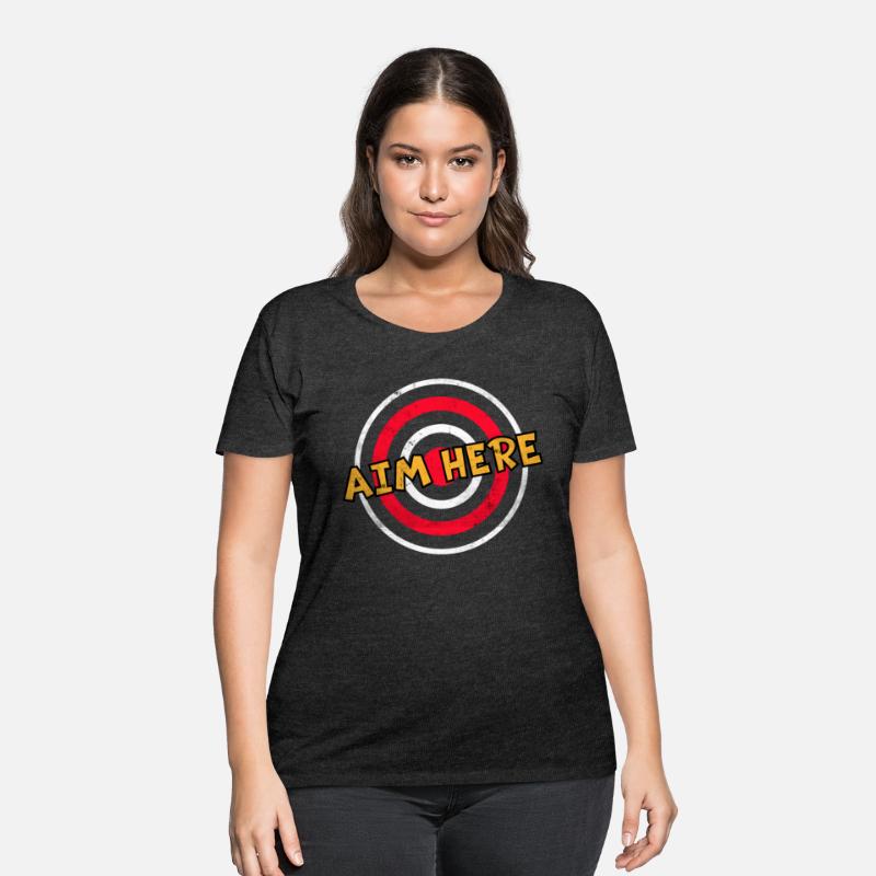Aim Here Target Lover Shooting Club Darts Players