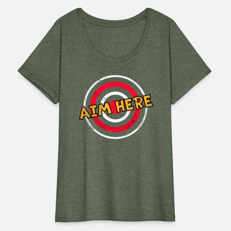 Aim Here Target Lover Shooting Club Darts Players
