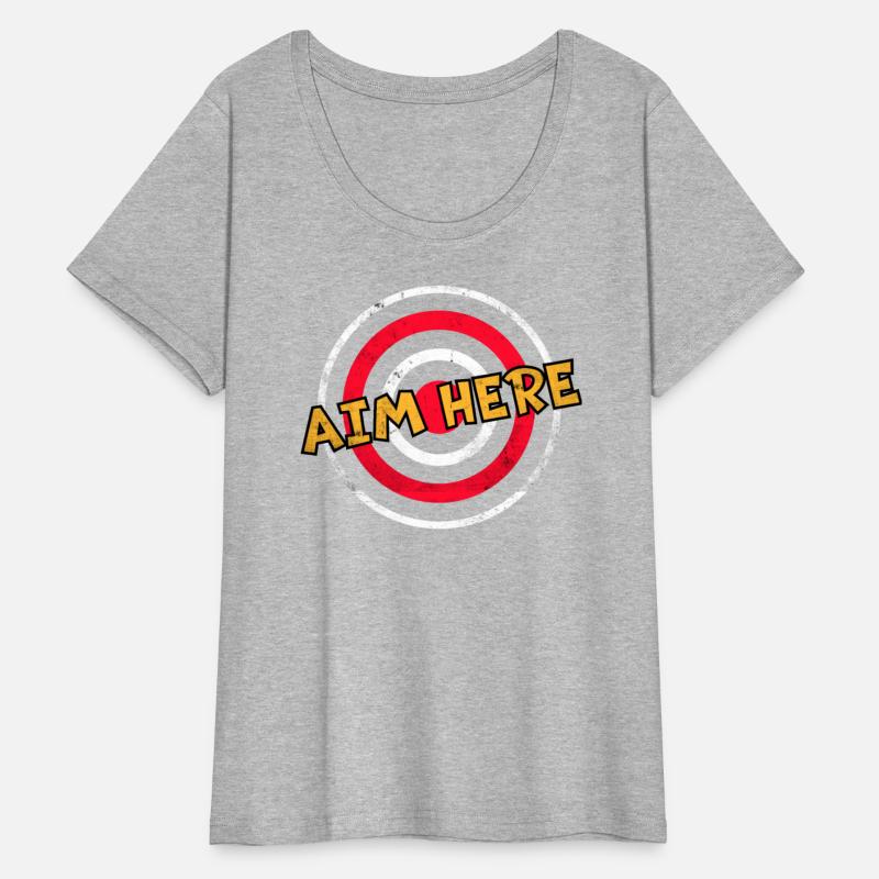 Aim Here Target Lover Shooting Club Darts Players
