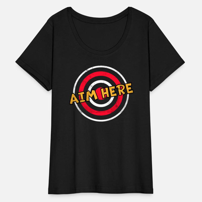 Aim Here Target Lover Shooting Club Darts Players