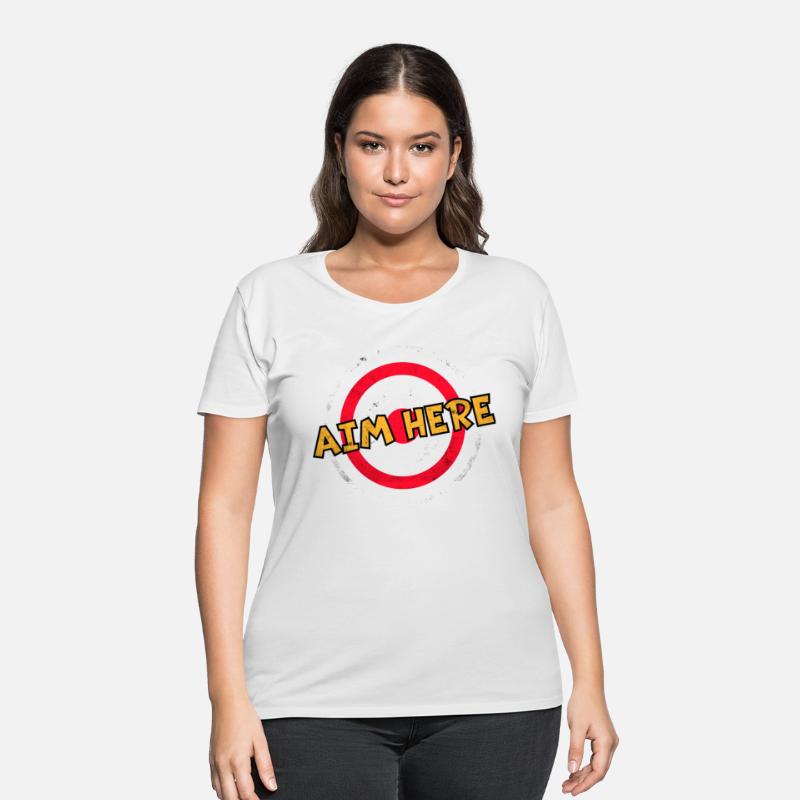 Aim Here Target Lover Shooting Club Darts Players