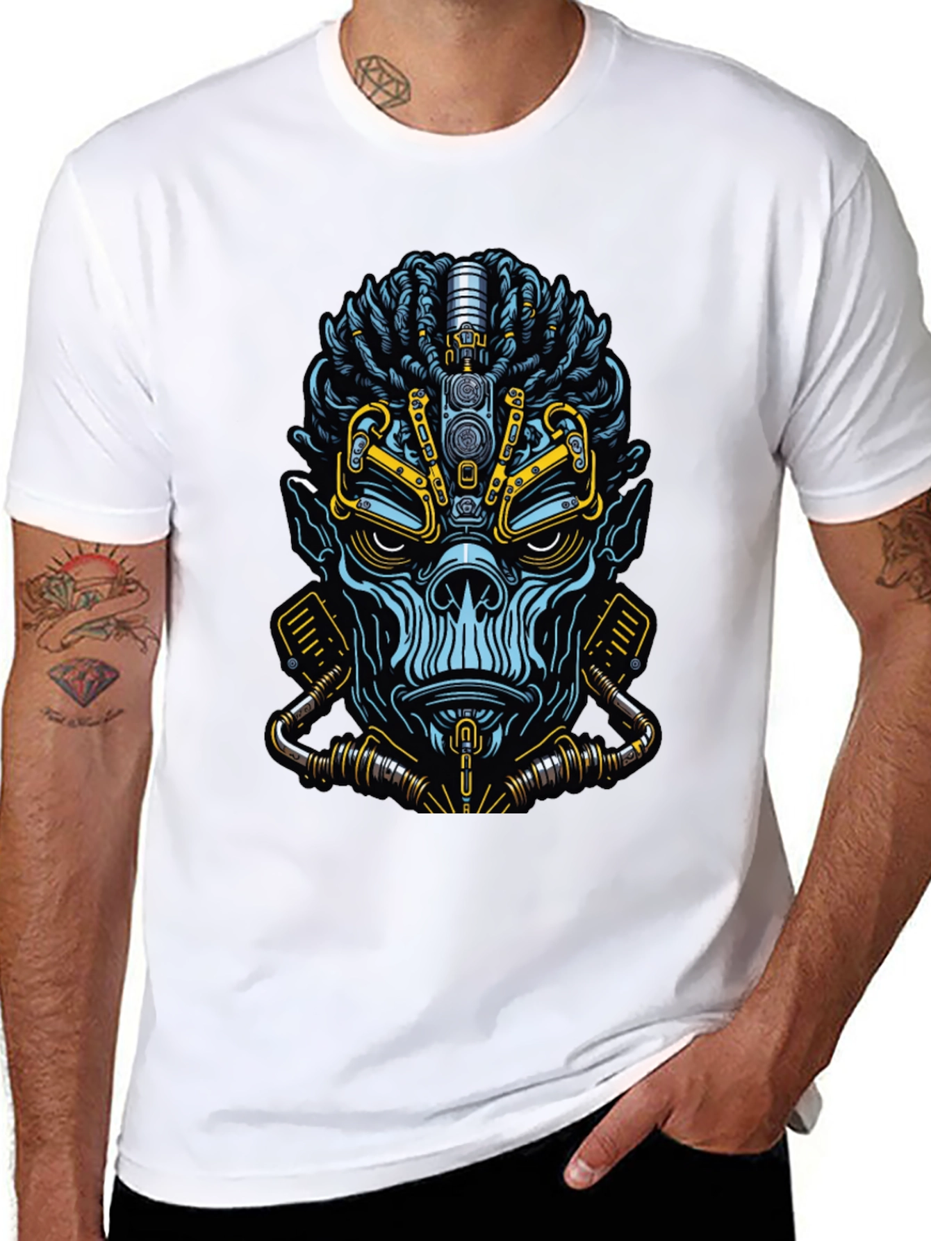 Cyberpunk Gas Mask T-Shirt
