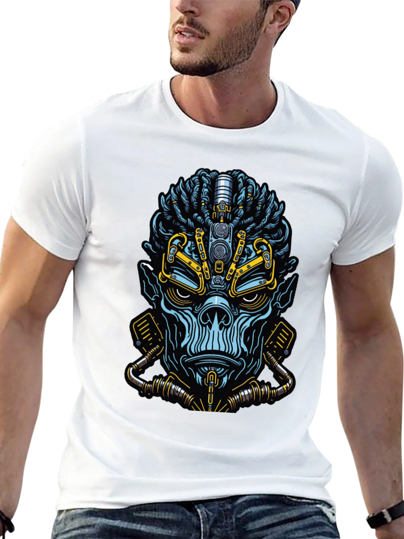 Cyberpunk Gas Mask T-Shirt