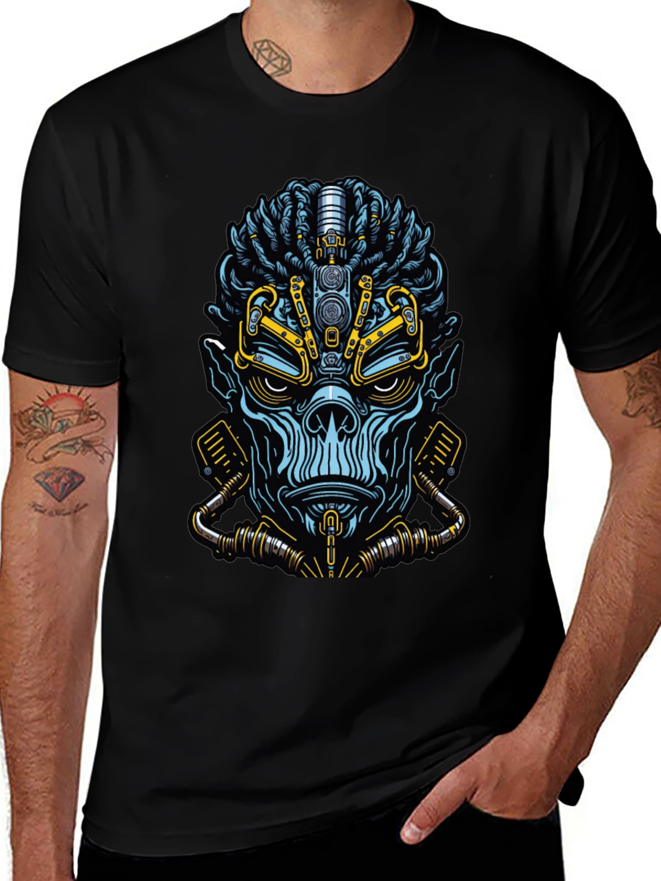 Cyberpunk Gas Mask T-Shirt