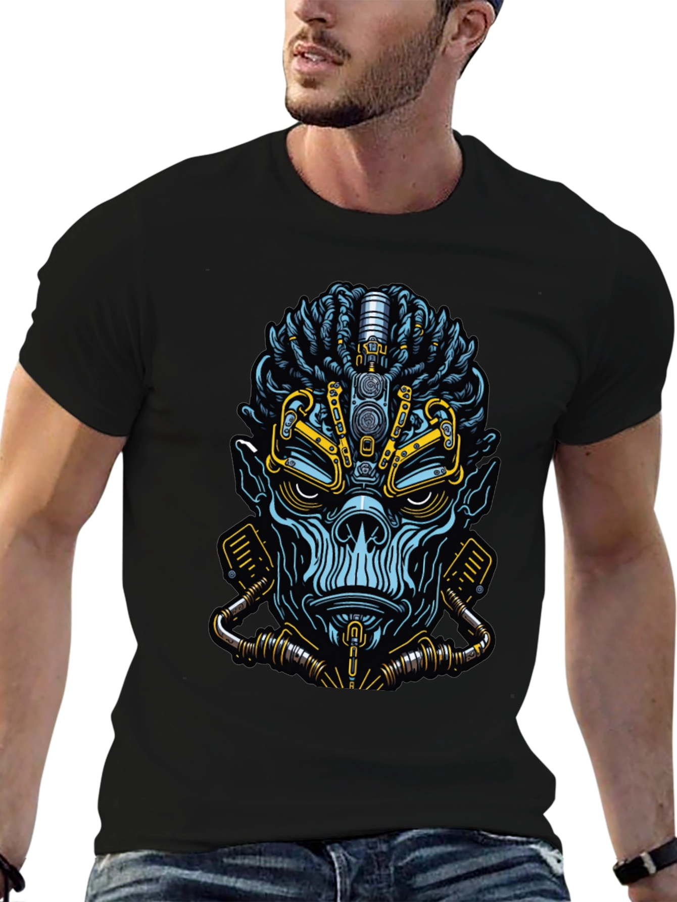 Cyberpunk Gas Mask T-Shirt