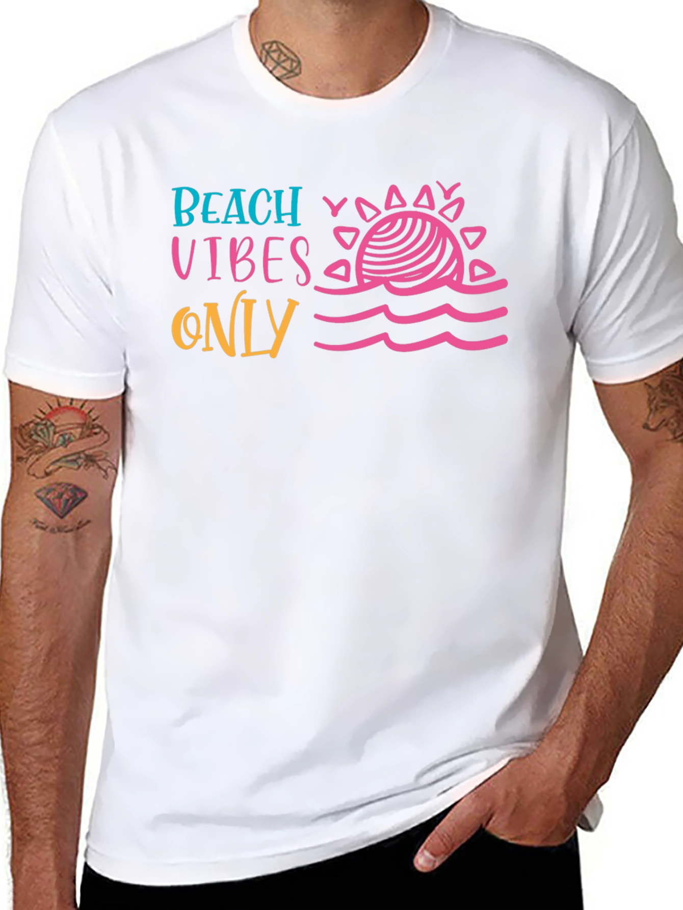 Beach Vibes Only T-Shirt Summer Fun
