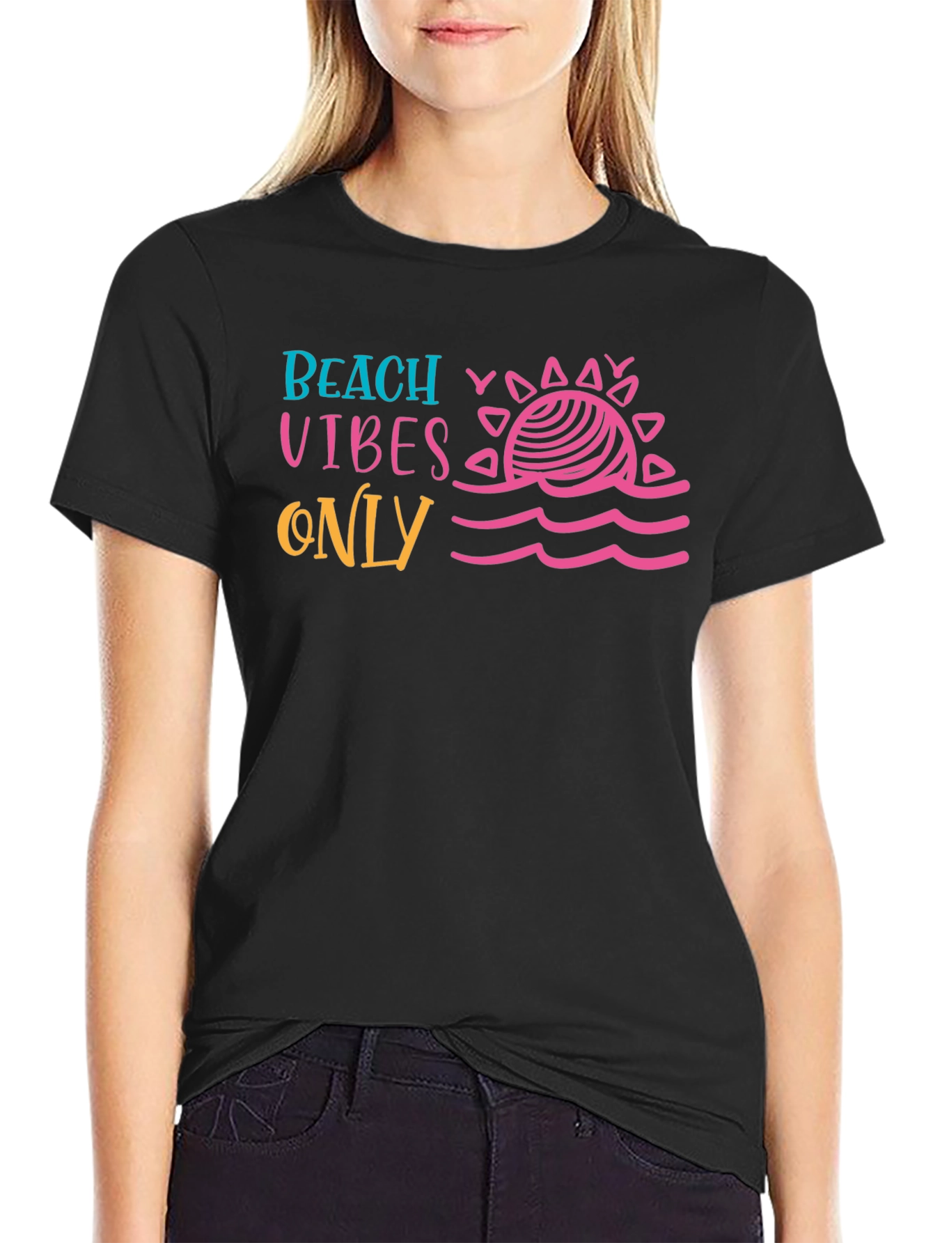 Beach Vibes Only T-Shirt Summer Fun