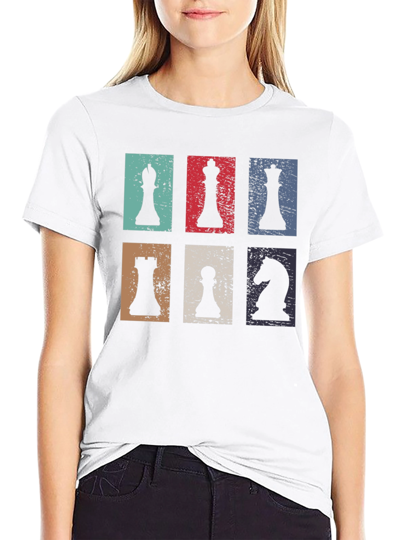 Chess Piece Retro T-Shirt