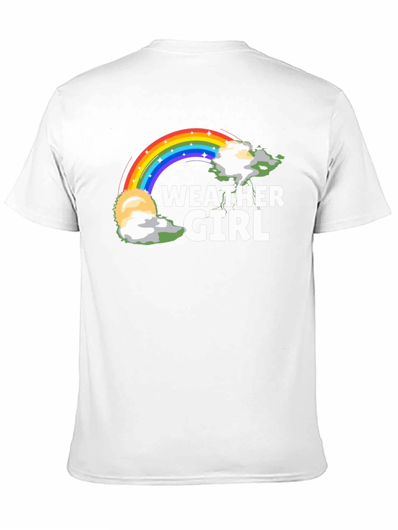 Weather Girl Rainbow Graphic T-Shirt