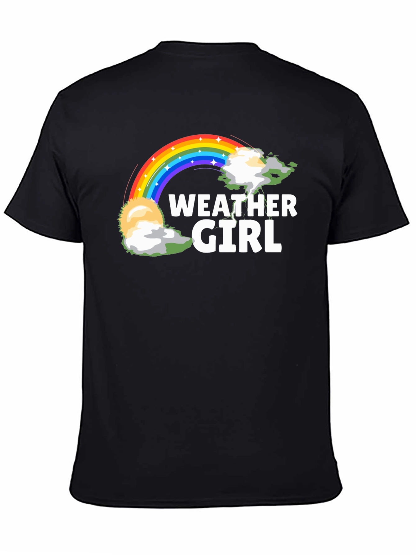 Weather Girl Rainbow Graphic T-Shirt