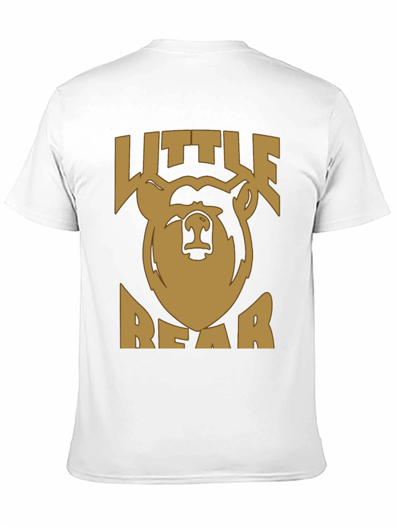 Little Bear Graphic Tee - Black Cotton Blend