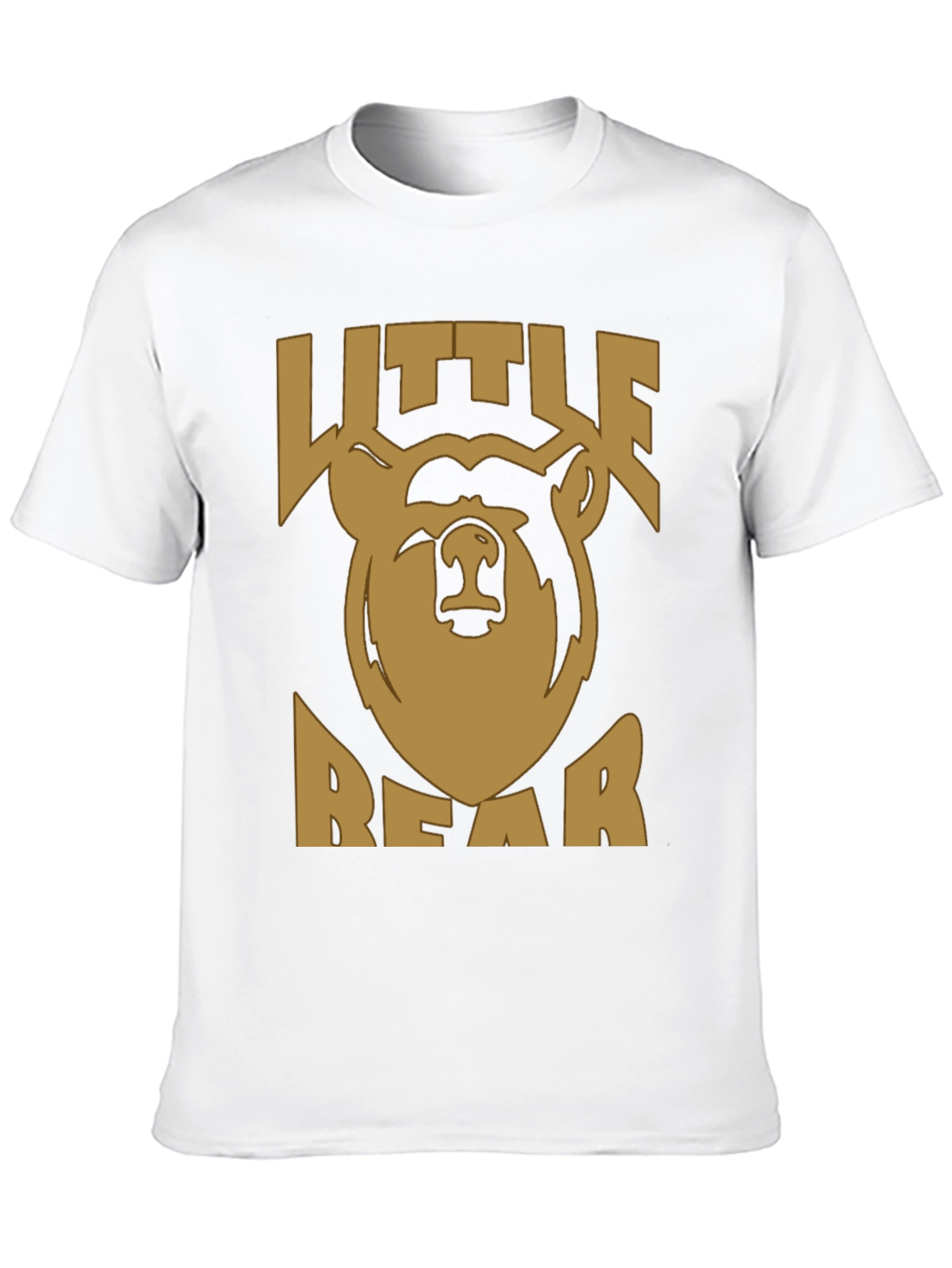 Little Bear Graphic Tee - Black Cotton Blend