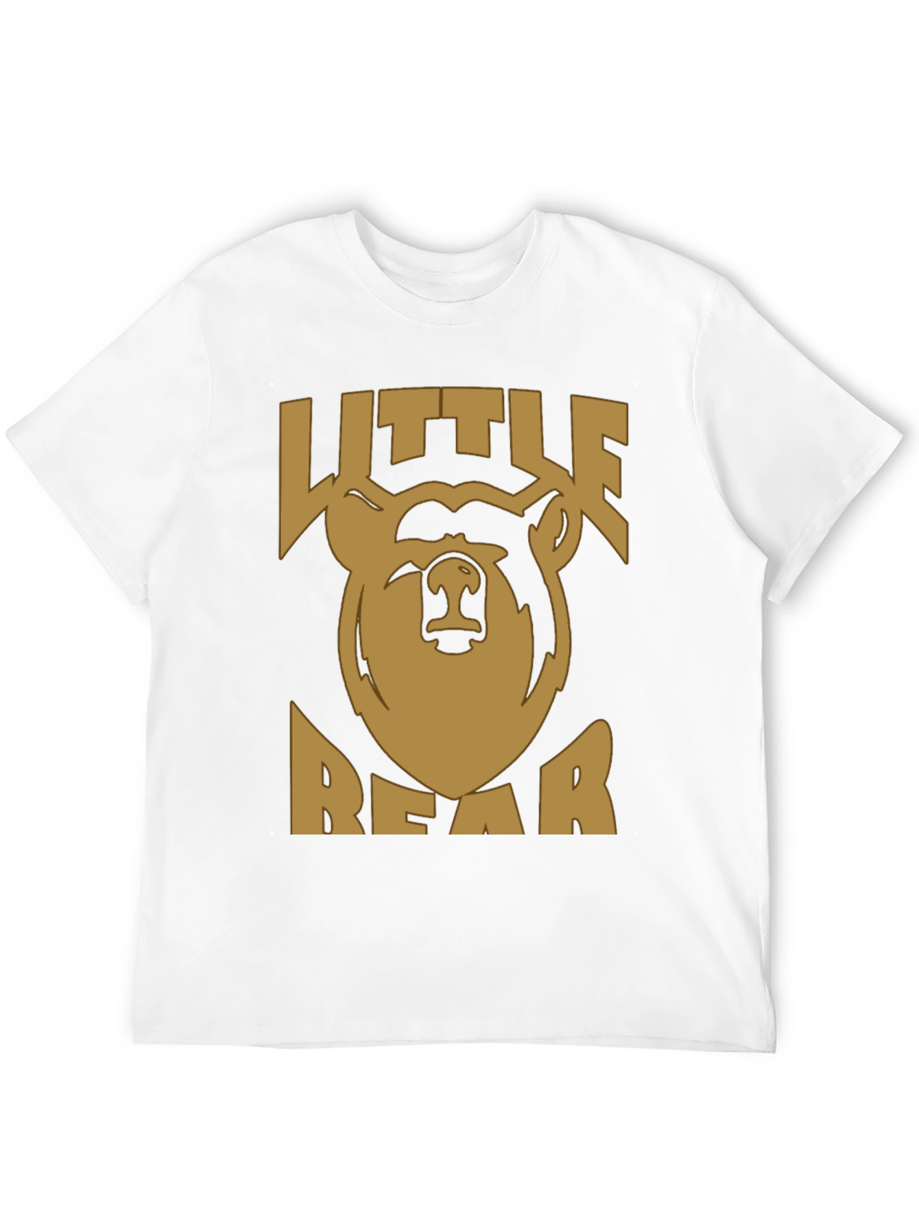 Little Bear Graphic Tee - Black Cotton Blend