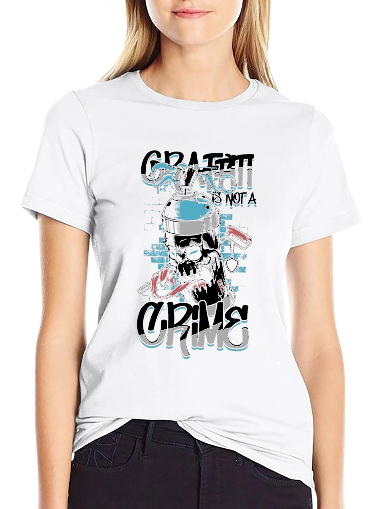 Graffiti Grim T-Shirt - Urban Style