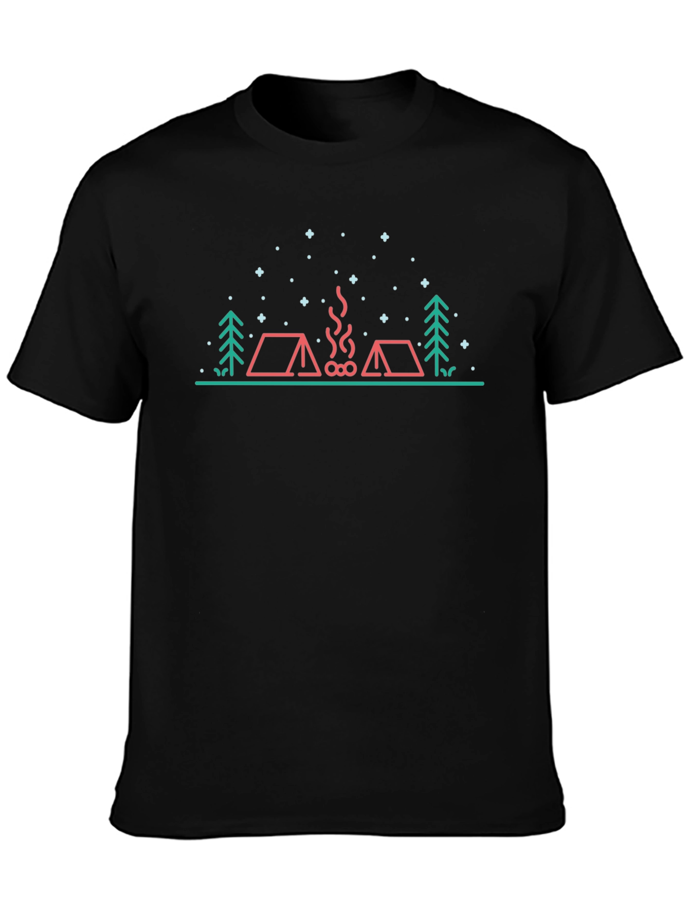 Camping Graphic Tee - Outdoor Adventure Shirt