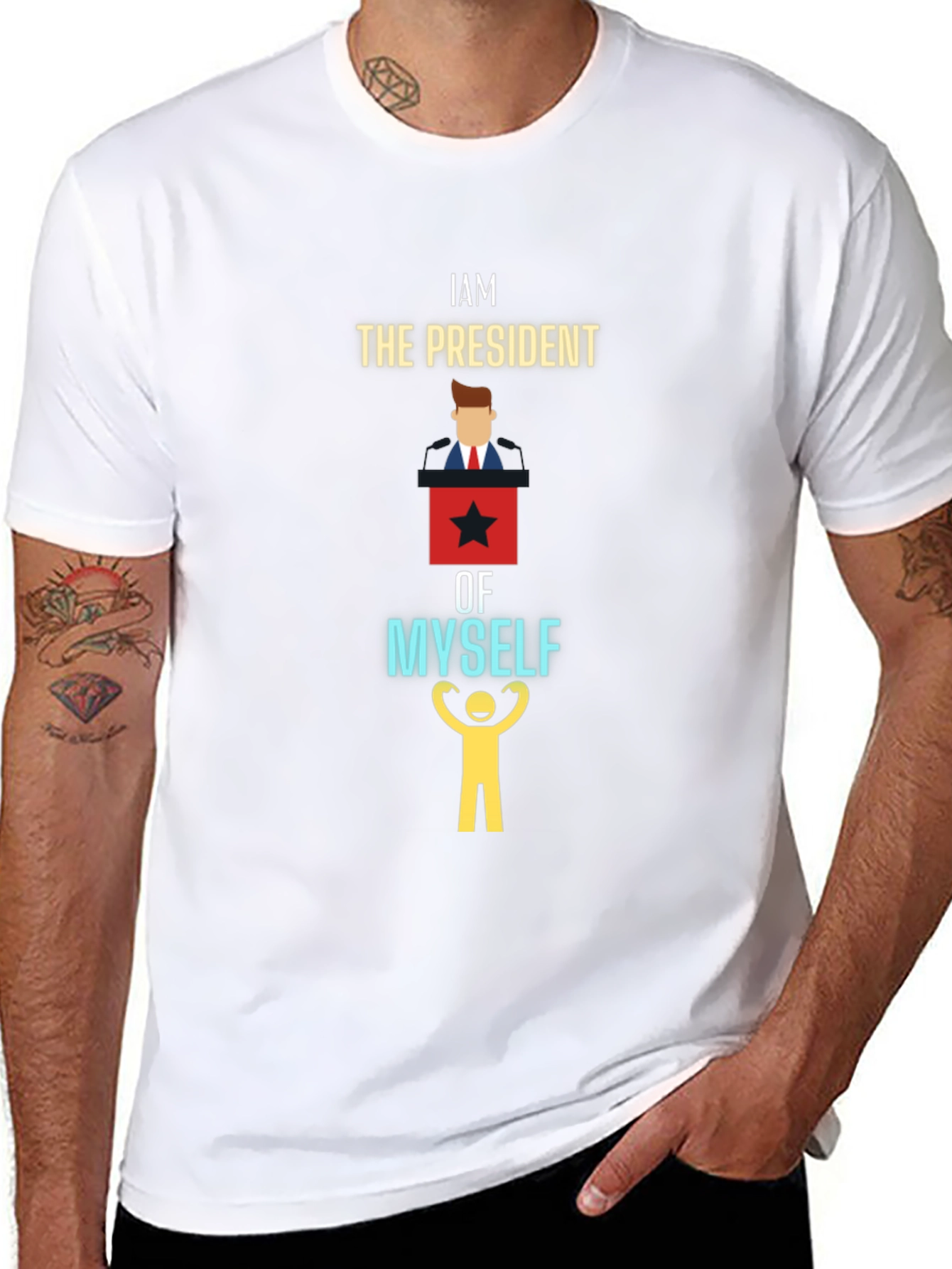 I am the President of Myself Graphic T-Shirt