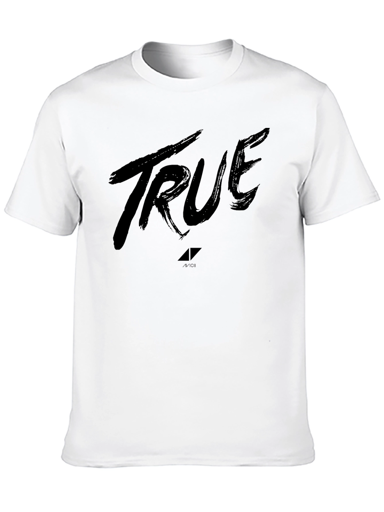 True Avicii Black Graphic T-Shirt - Music Fan Apparel