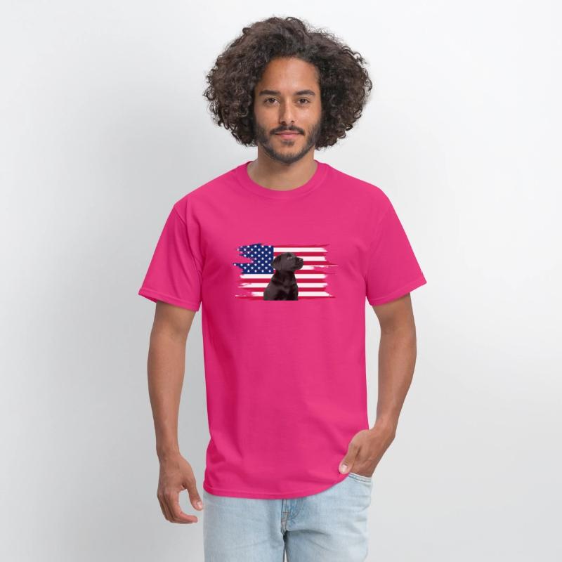 American Flag Dog Black Lab Puppy