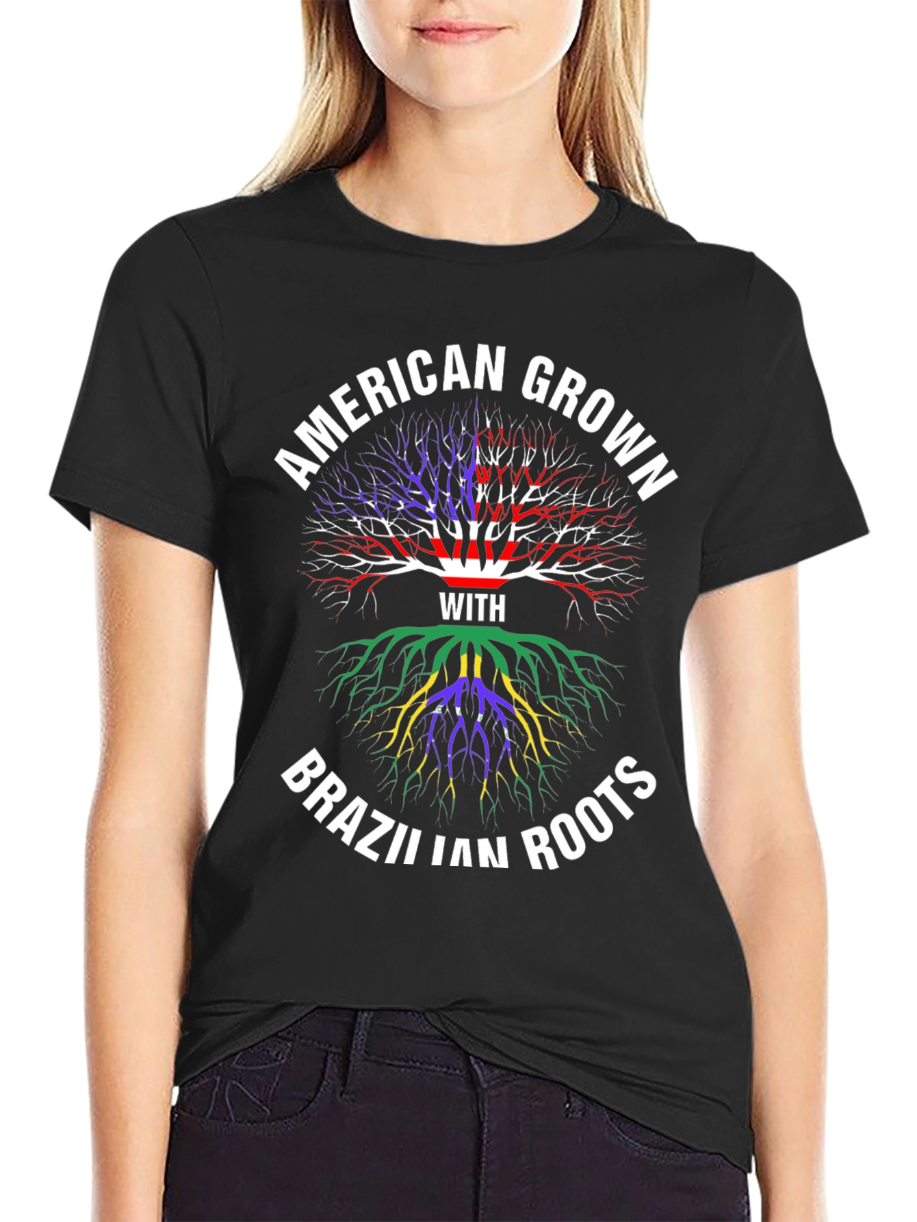 American Grown Brazilian Roots T-Shirt