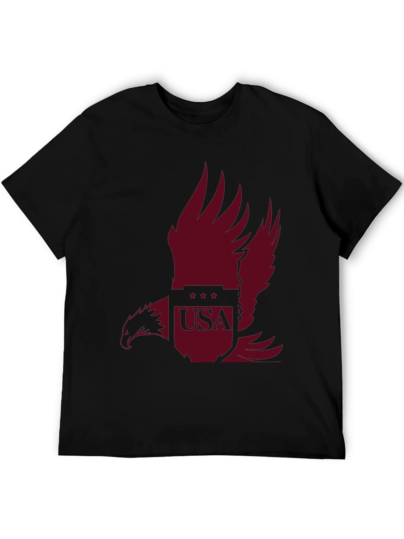 USA Eagle Graphic Tee - Patriotic Style