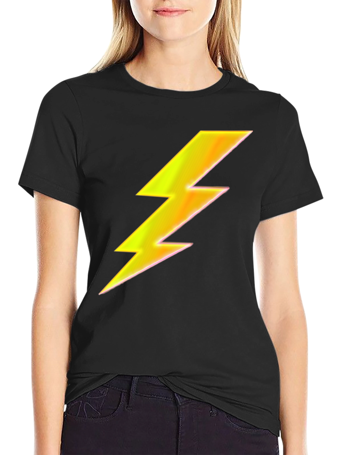 Lightning Bolt Graphic Tee - Electric Style!