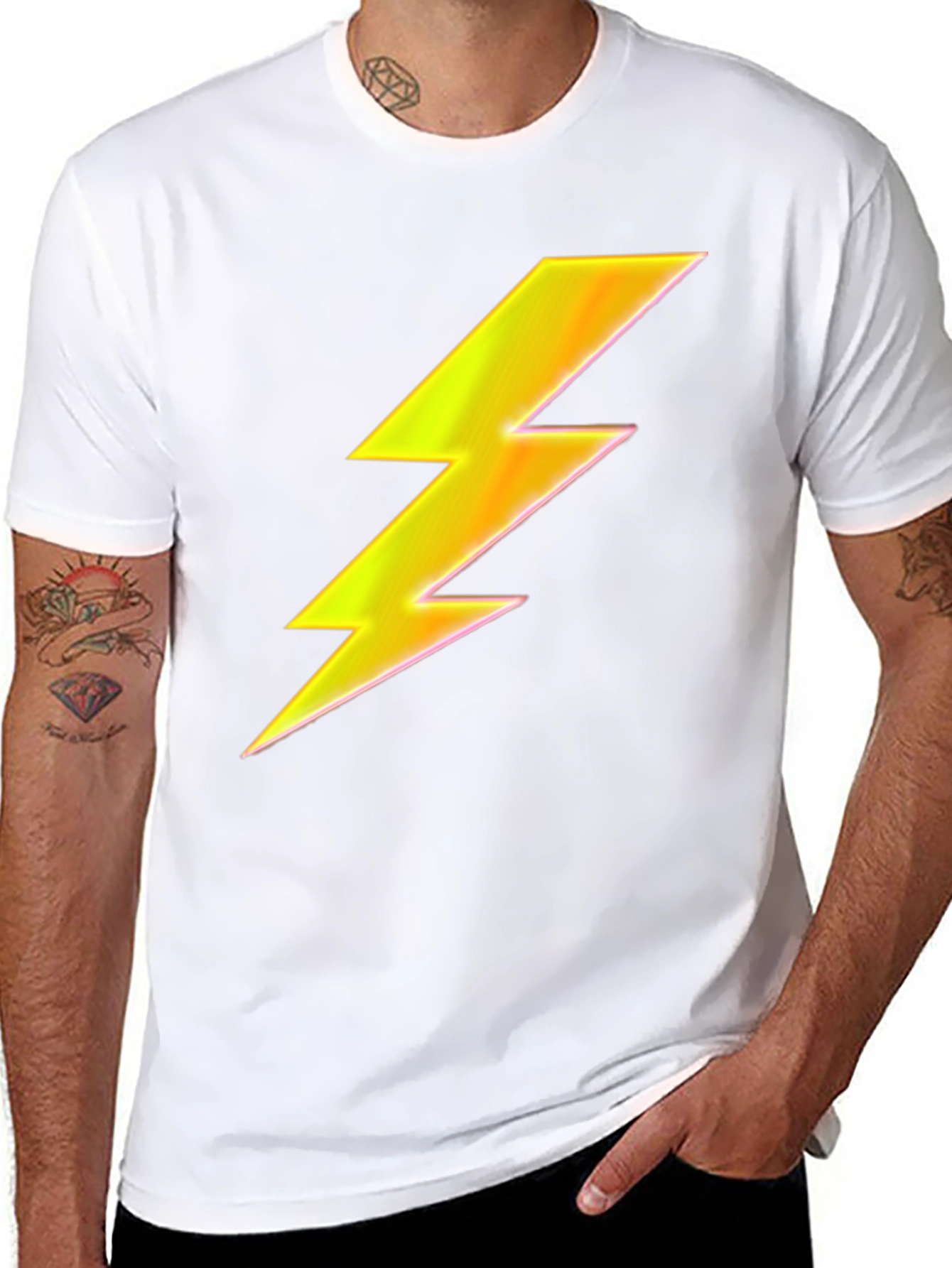 Lightning Bolt Graphic Tee - Electric Style!