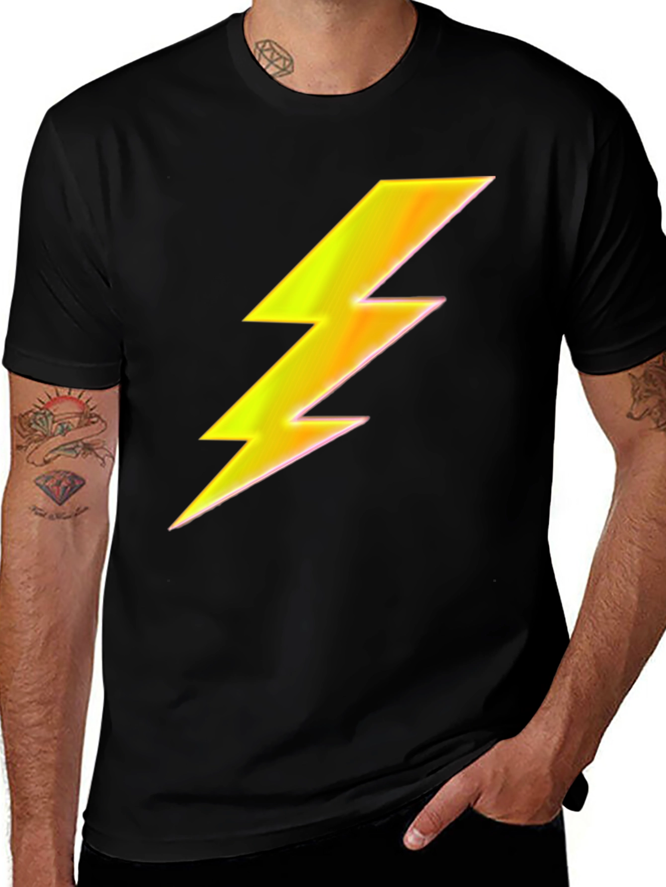Lightning Bolt Graphic Tee - Electric Style!