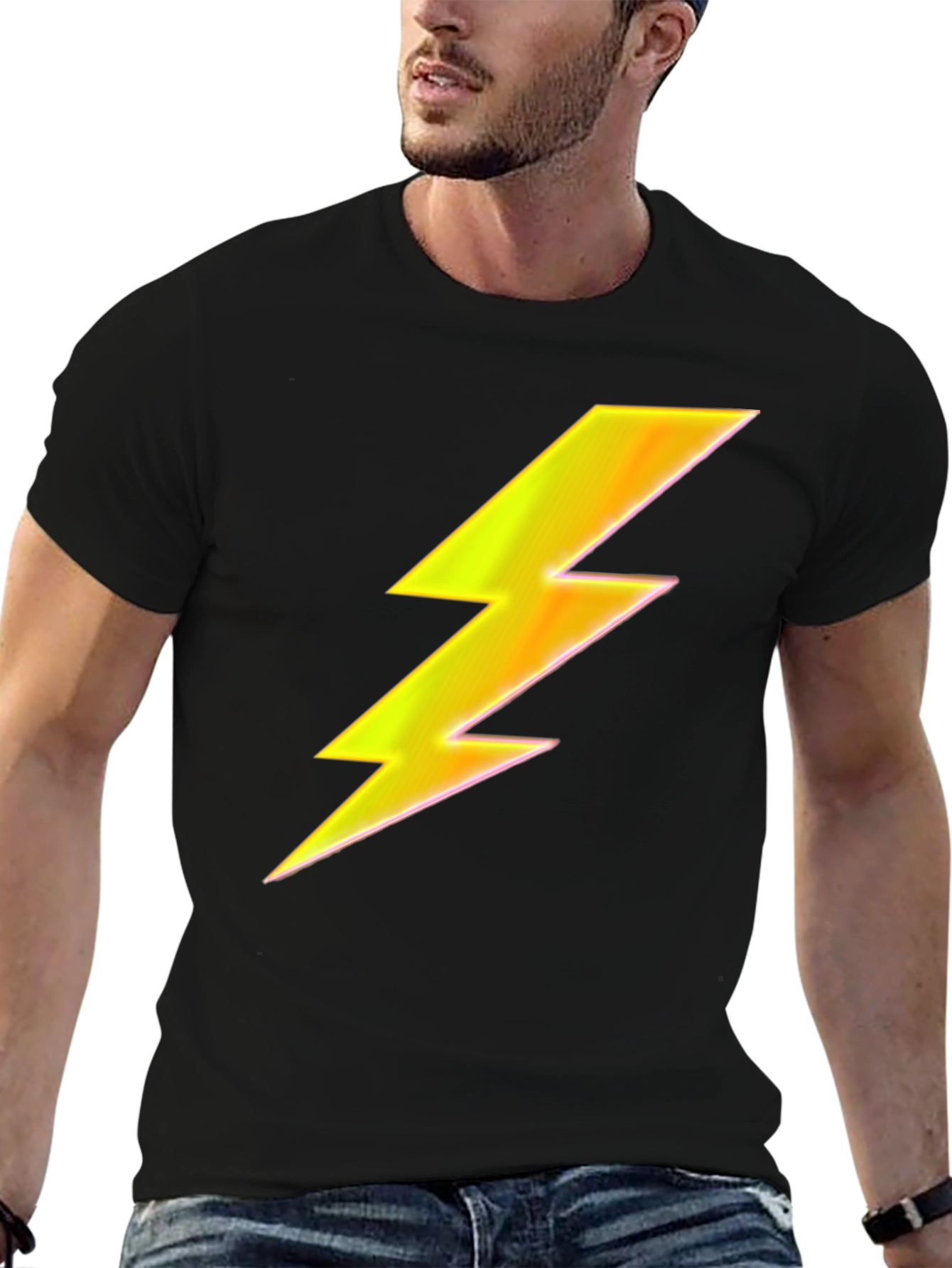 Lightning Bolt Graphic Tee - Electric Style!