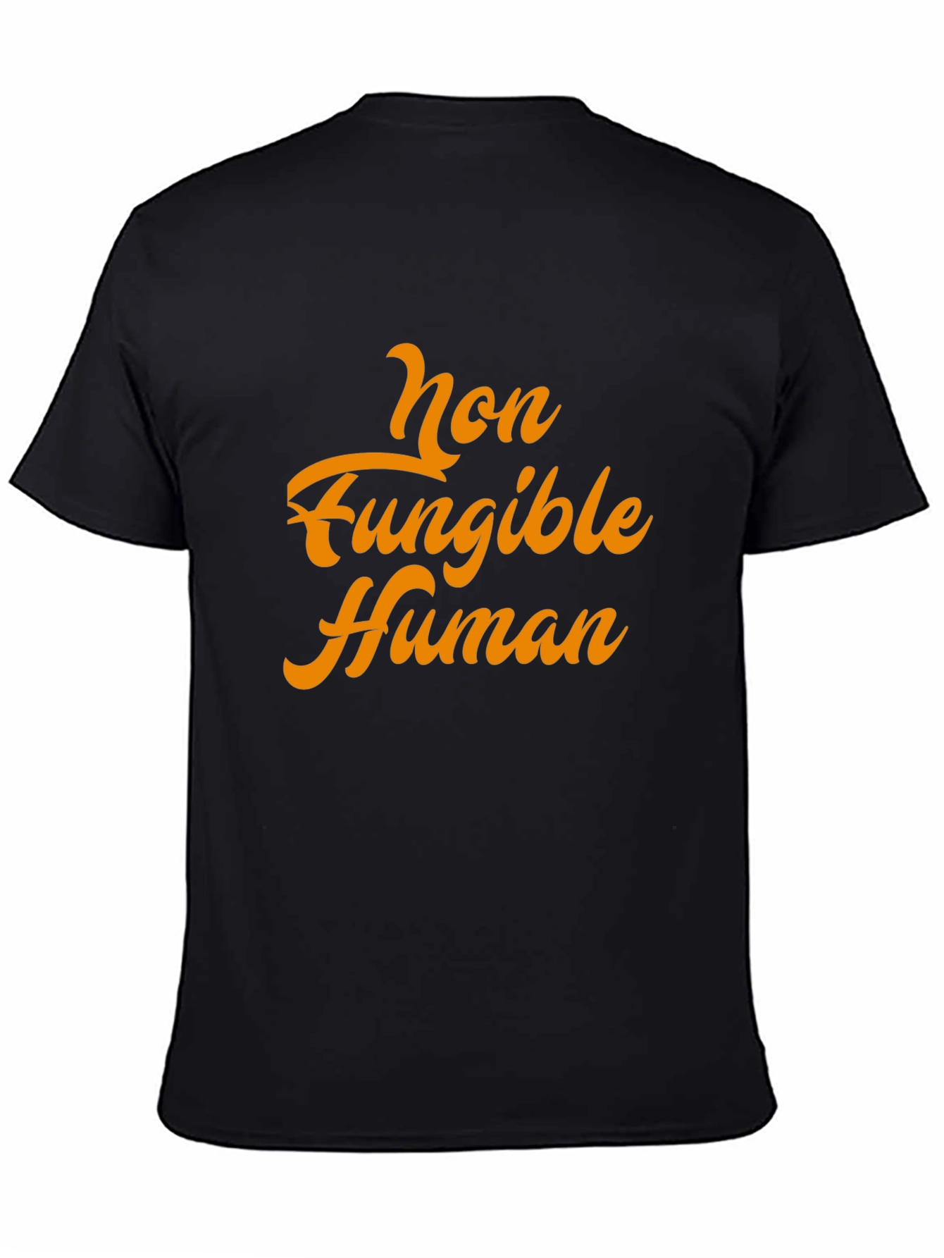 Non Fungible Human - Stylish Mens Black T-Shirt