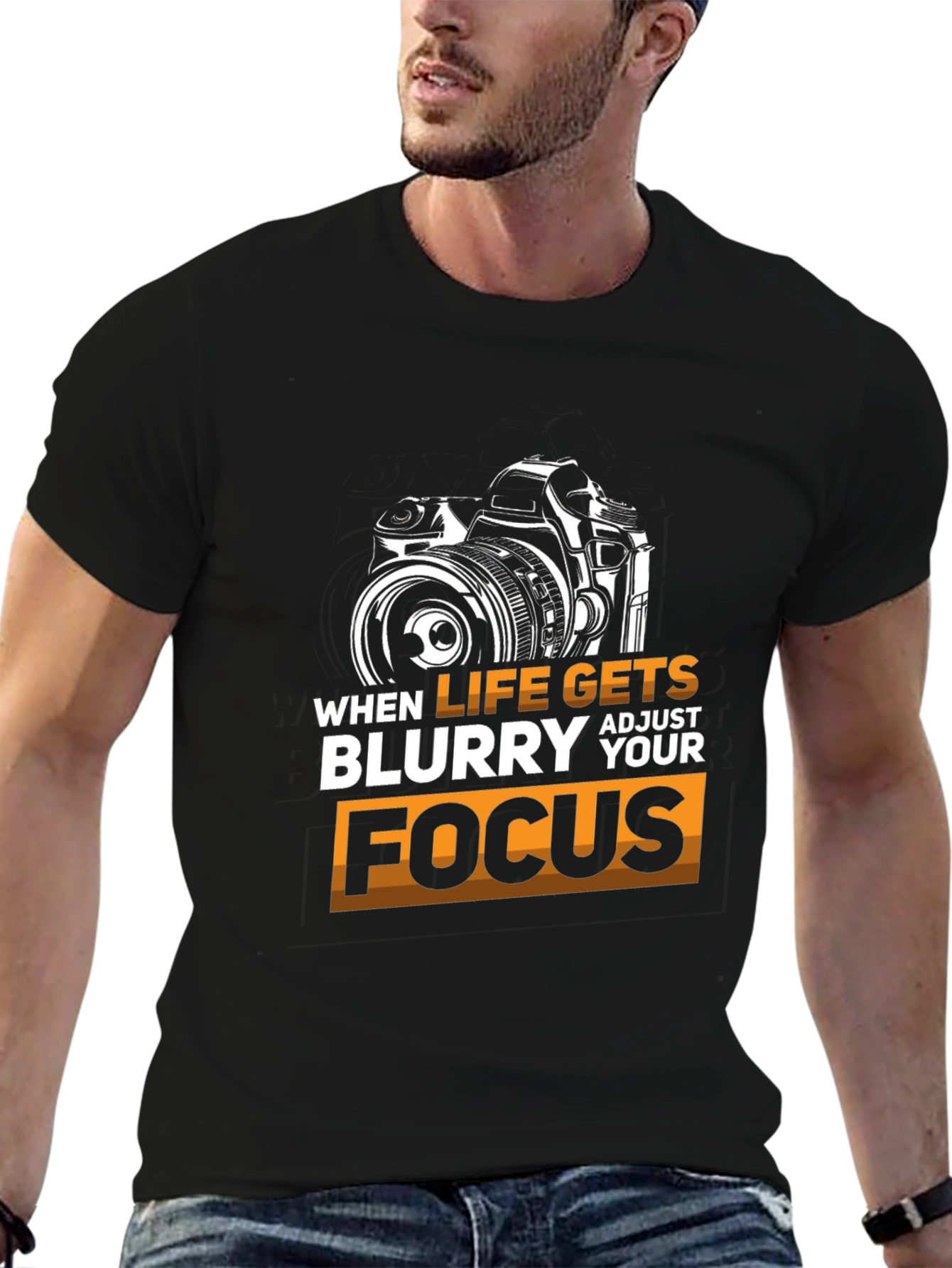 Life Focus Graphic T-Shirt - Photography Lover Tee