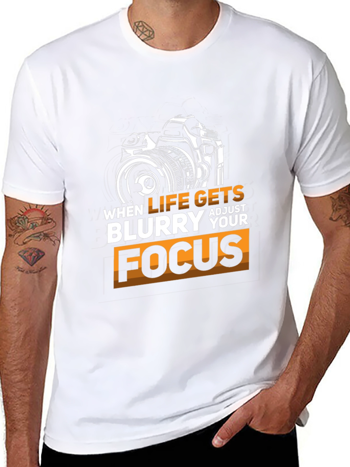 Life Focus Graphic T-Shirt - Photography Lover Tee