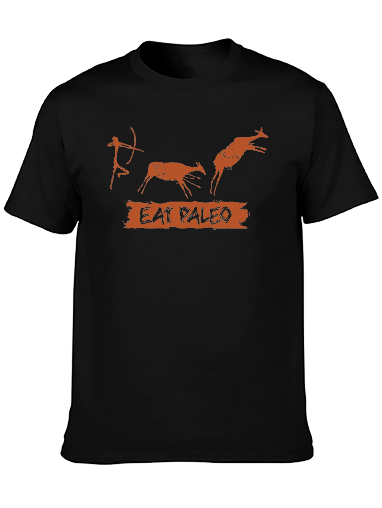 Eat Paleo T-Shirt - Funny Caveman Diet Tee