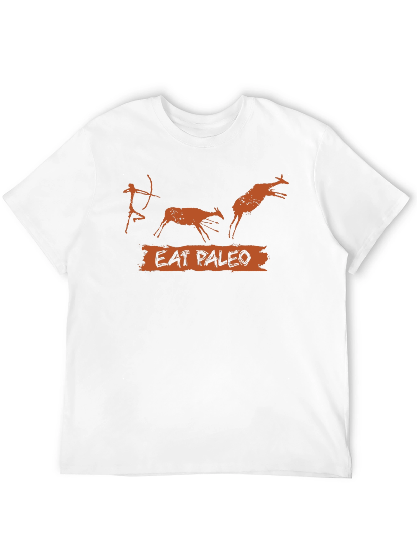 Eat Paleo T-Shirt - Funny Caveman Diet Tee